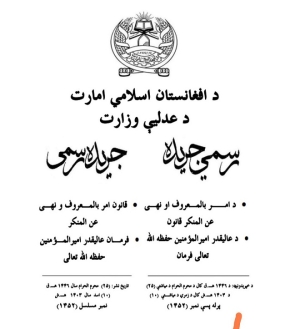 آموزش و تفسیر قانون امر بالمعروف و نهی عن‌المنکر برای کارمندان ادارات دولتی دایکندی آغاز شد